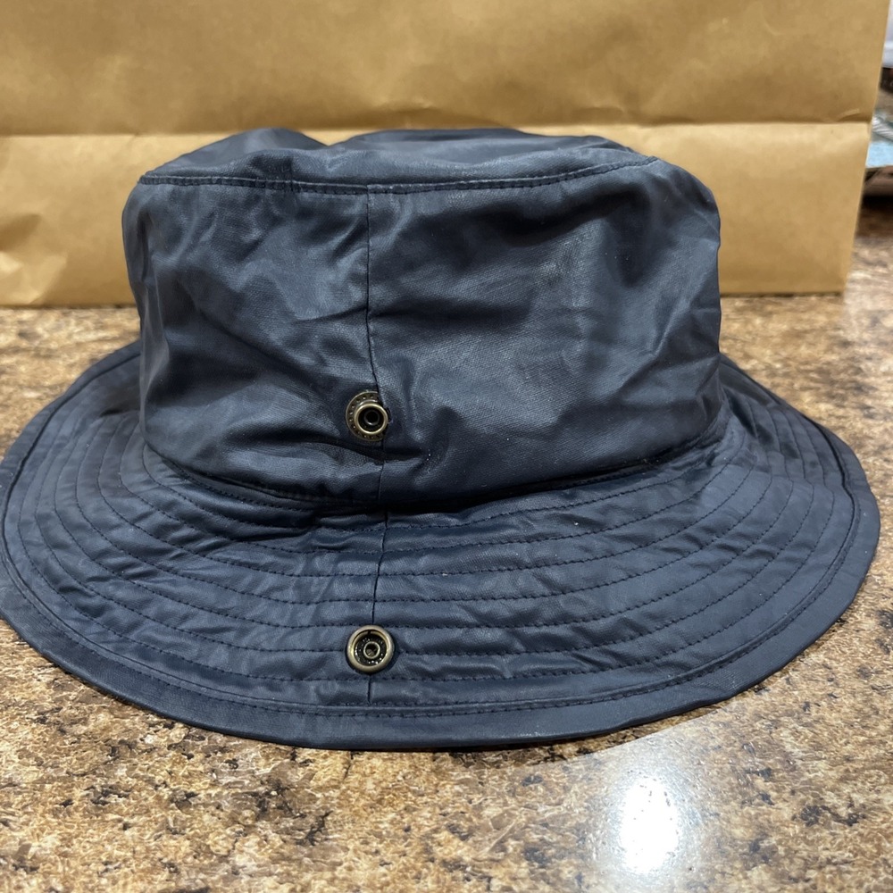 Vtg Polo Ralph Lauren Navy Blue & Heritage Tartan Plaid Toddler Bucket Hat NWTs - Picture 10 of 11
